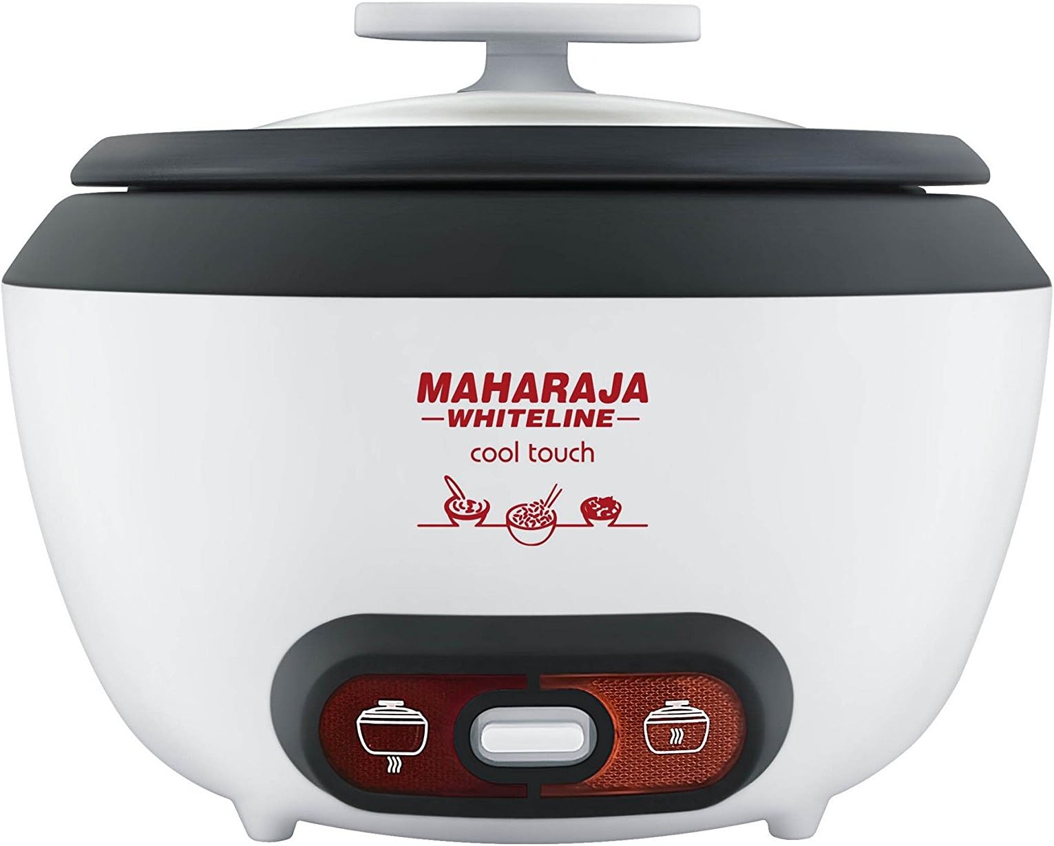 Maharaja Whiteline Cool Touch 700-Watt Multi Cooker (White)