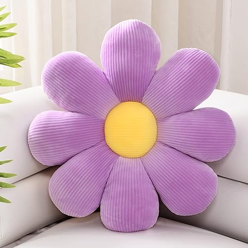 Sioloc Flower Pillow,Flower Shaped Throw Pillow Butt Cushion