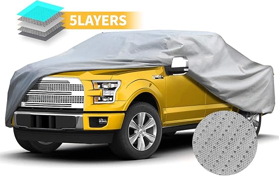 Amazon Com Truck Cover Pick Up Long Bed Full Size Cover Windproof Waterproof All Weather For Outdoor Extended Cab Truck Cover Uv Protection Universal Fit Car Covers For Truck Covers 248 Automotive