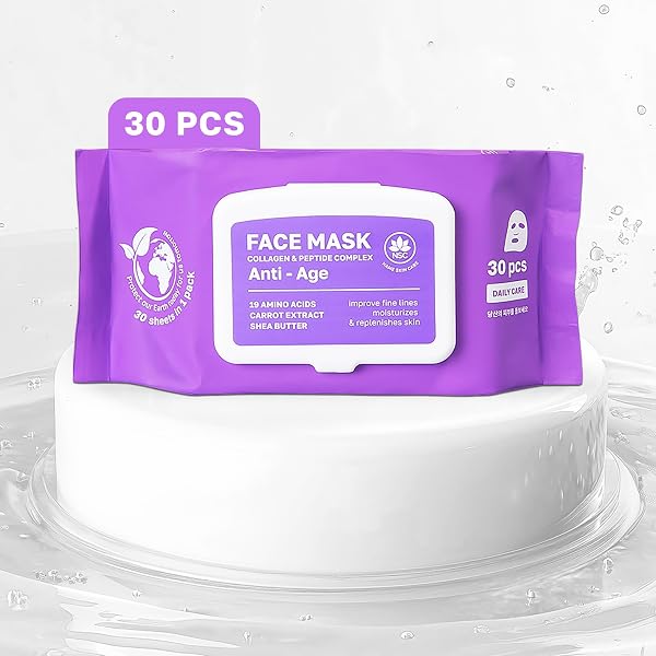 BCL Saborino Nachtmaske Moist Type – Kamille-Orange Duft, 28 Stück Im Green Tea Set