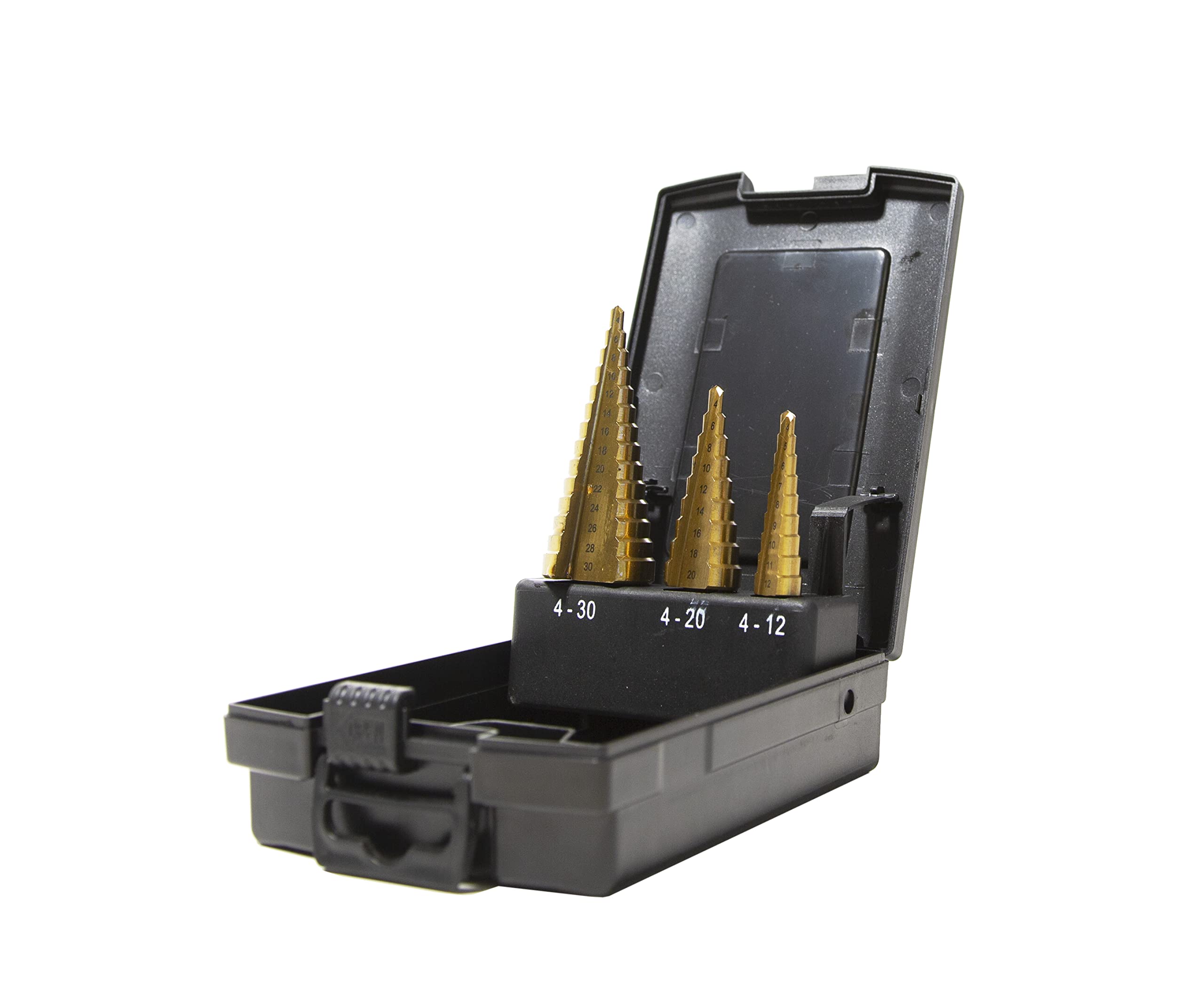 KRINO 01259102 HSS Stepped Drill bit Set for Steel and Metals (Pack of 3)
