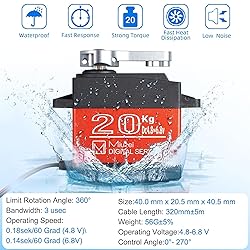 Miuzei 20KG RC Servo High Torque Servo