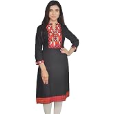 Chichi Indian Women's Embroidered Rayon Kurti for Casual/Daily/Party Wear