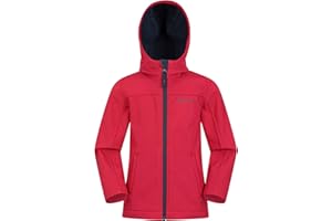 Mountain Warehouse Exodus Kids Softshell Jacket With Hood - Girls Boys Coat