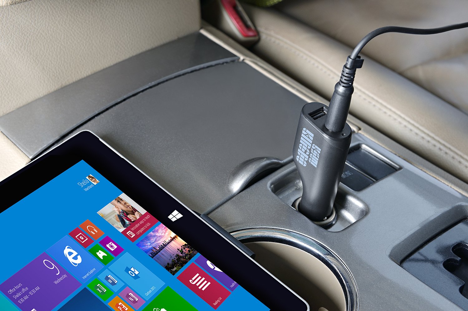 Surface Pro Car Charger Surface Laptop Car Charger, 36W 12V 2.58A for