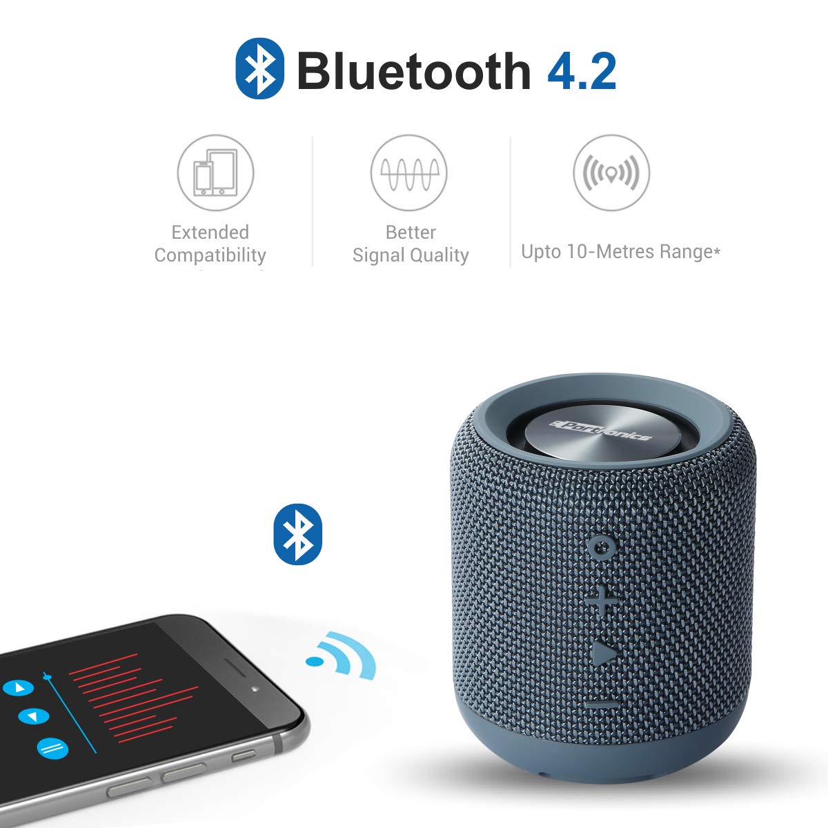 portronics bluetooth speaker with fm