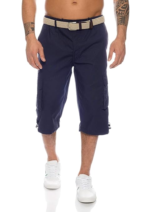 VT-Fashion Herren Cargo Shorts mit Dehnbund - mehrere Farben ID505