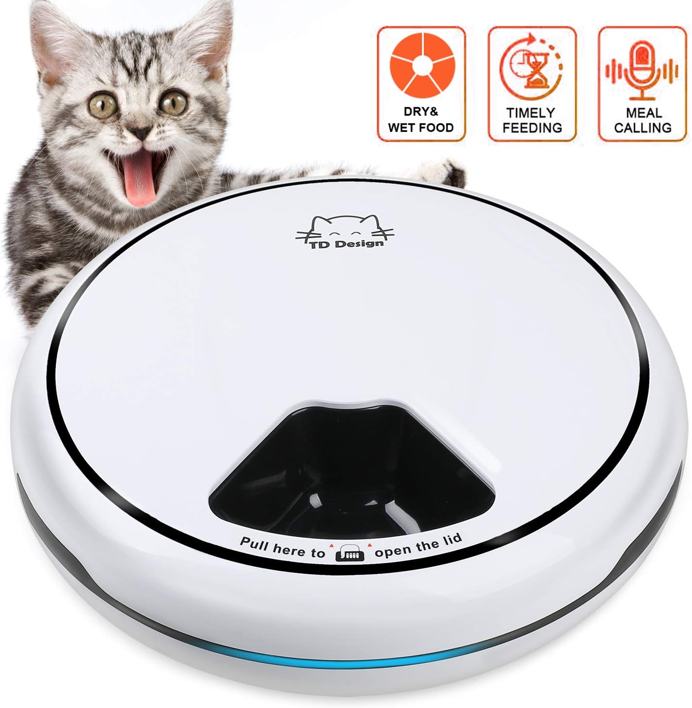 Amazon Com Tdynasty Design Automatic Cat Feeder Dog Food