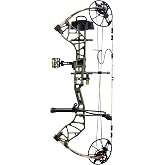 Bear Archery Legit MAXX Ready to Hunt Compound Bow Package with IMS Rest and Picatinny Sight Mounts, 10-70 lb Draw Weight, 14-13" Length