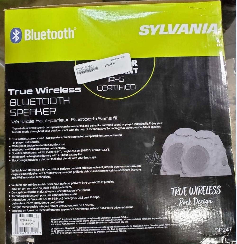 sylvania bluetooth speaker pairing