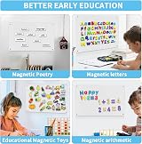 Tonhui 43.5x30 cm White Metal Magnetic Board Wall Display view 6