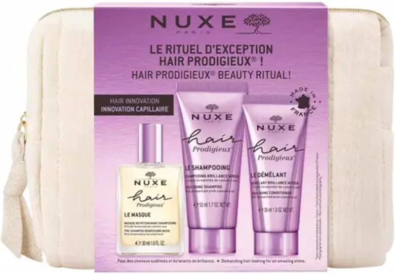 Hair Prodigieux Pochette Maschera Pre-Shampoo 30 ml + Shampoo 50 ml + Balsam 30 ml