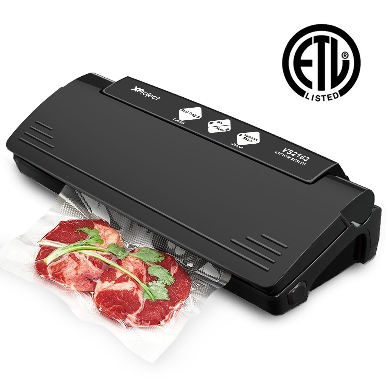 Vacuum Sealer Machine, XProject Multifunction Automatic Sealing System