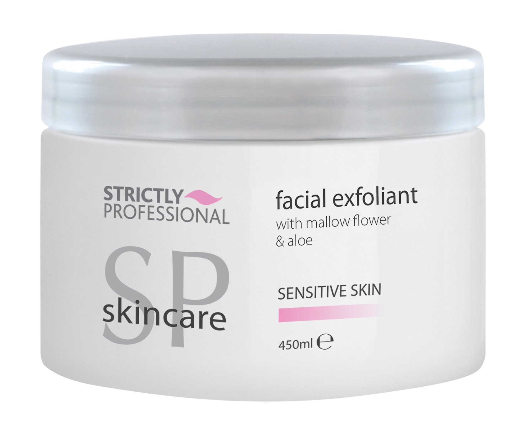 Strictly Professional Facial Exfoliant for Sensitive Skin 450ml – Gentle Face Scrub for Delicate Skin – Soothing & Skin Smoothing Skincare