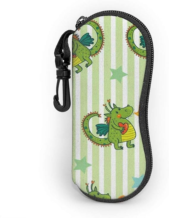 Amazon メガネケース 眼鏡ケース かわいいドロガン恐竜 眼鏡入れ 超軽量 擦り傷防止 サングラスケース おしゃれ 小物入れ 持ち運び便利 ファスナー式 めがねケース 通勤 通学 メンズ レディース 眼鏡小物 通販
