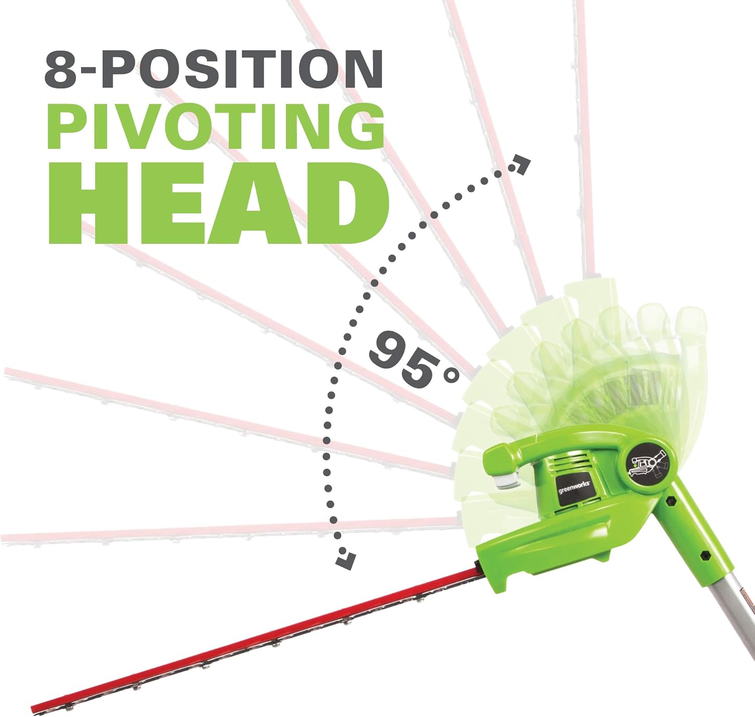 greenworks 40v cordless pole hedge trimmer