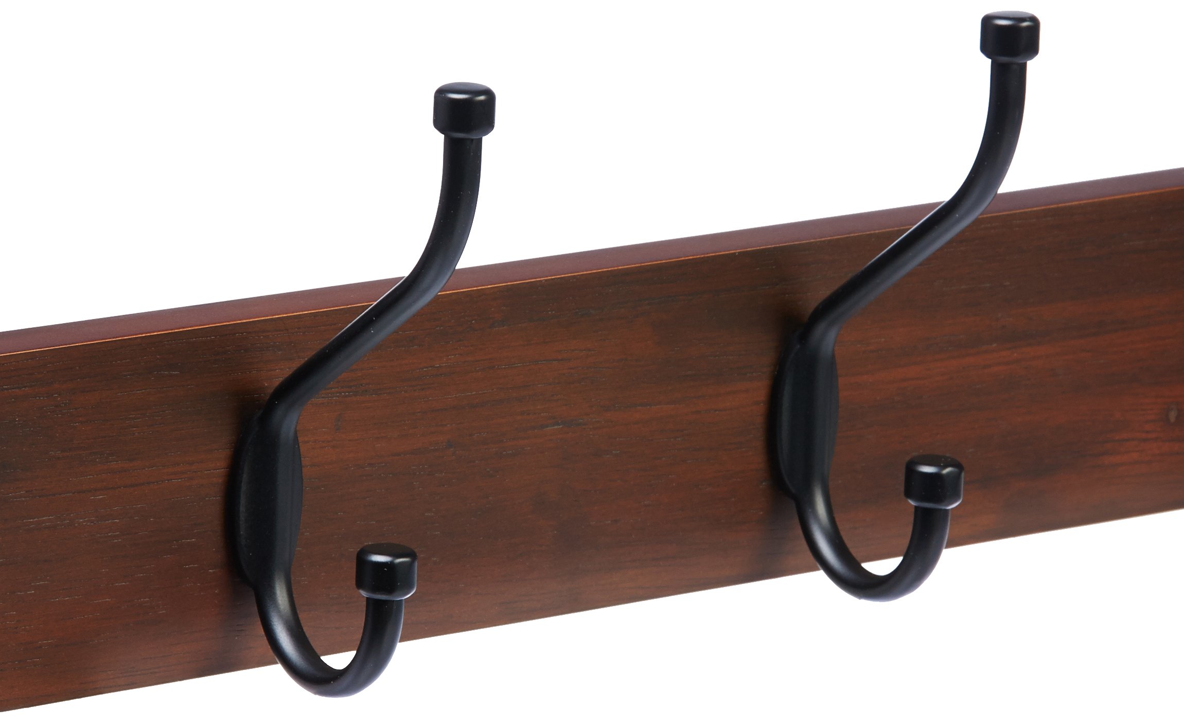 AmazonBasicsWall Mounted Coat Rack, Light Walnut 28295533317 eBay