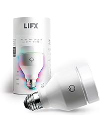 LIFX (A19) Wi-Fi Smart LED Light Bulb, Adjustable, Multicolor, Dimmable, No Hub Required, Works with Alexa, Apple HomeKit and the Google Assistant