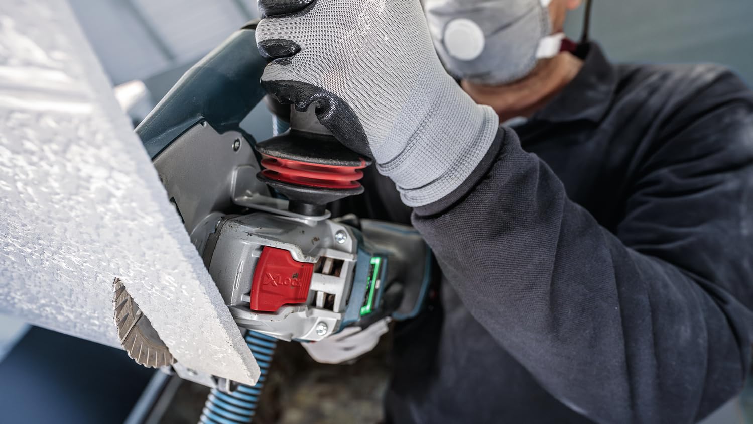 Bosch 1x PRO Multi Material Diamanttrennscheiben, X-Lock (für Beton, Stahlbeton, Ø 125 mm, Professional Zubehör Kleiner Winkelschleifer) 7