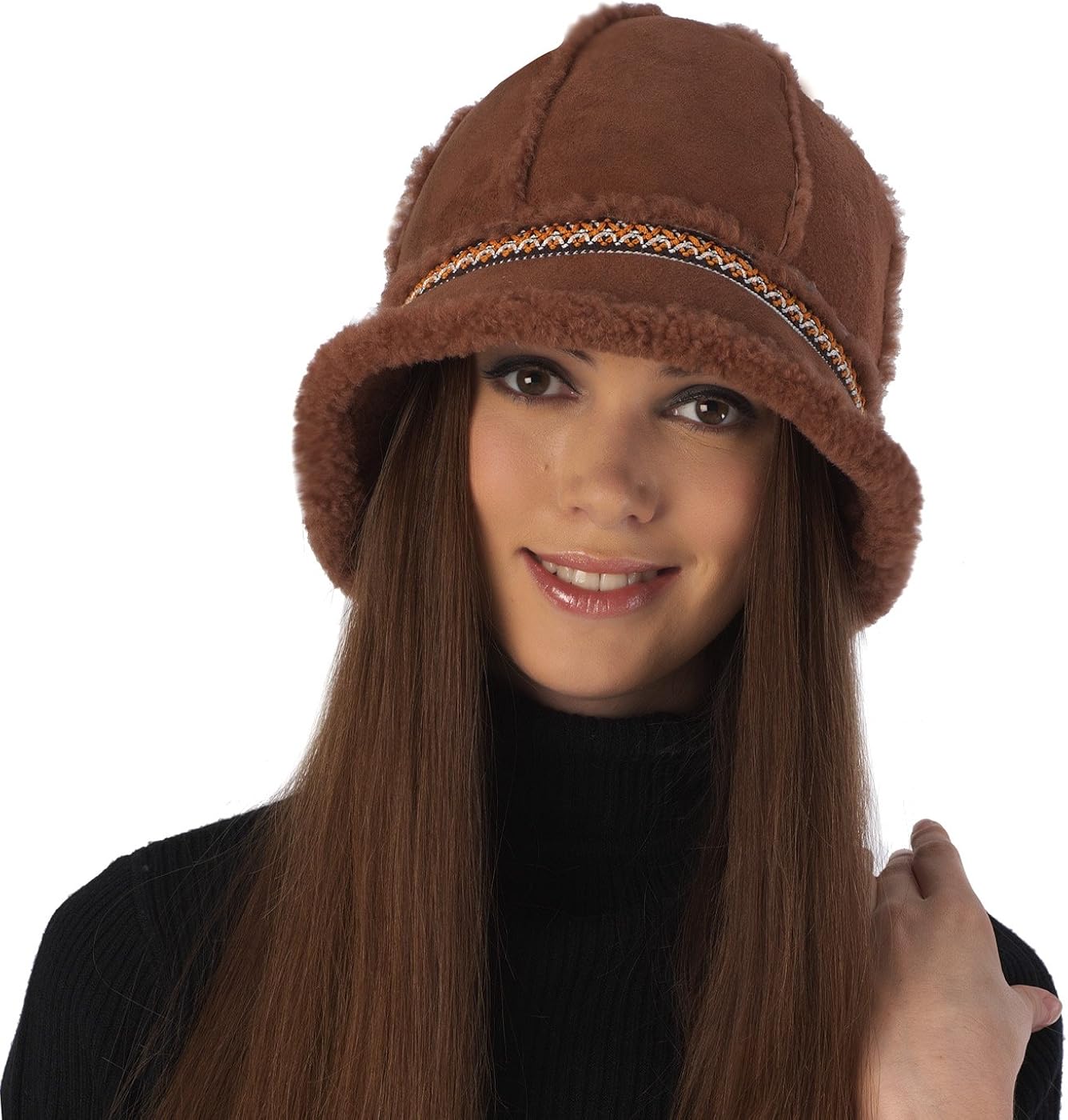 shearling bucket hat