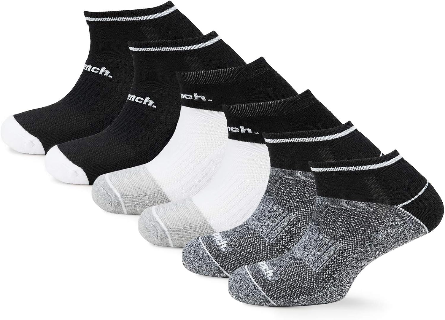 Bench Men's Ankle Socks with Arch Support Multipack 6