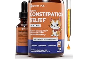 Oliver & Co. Cat Constipation Relief - Cat Laxative - Cat Constipation - Constipation Relief for Cats -Constipation Relief fo