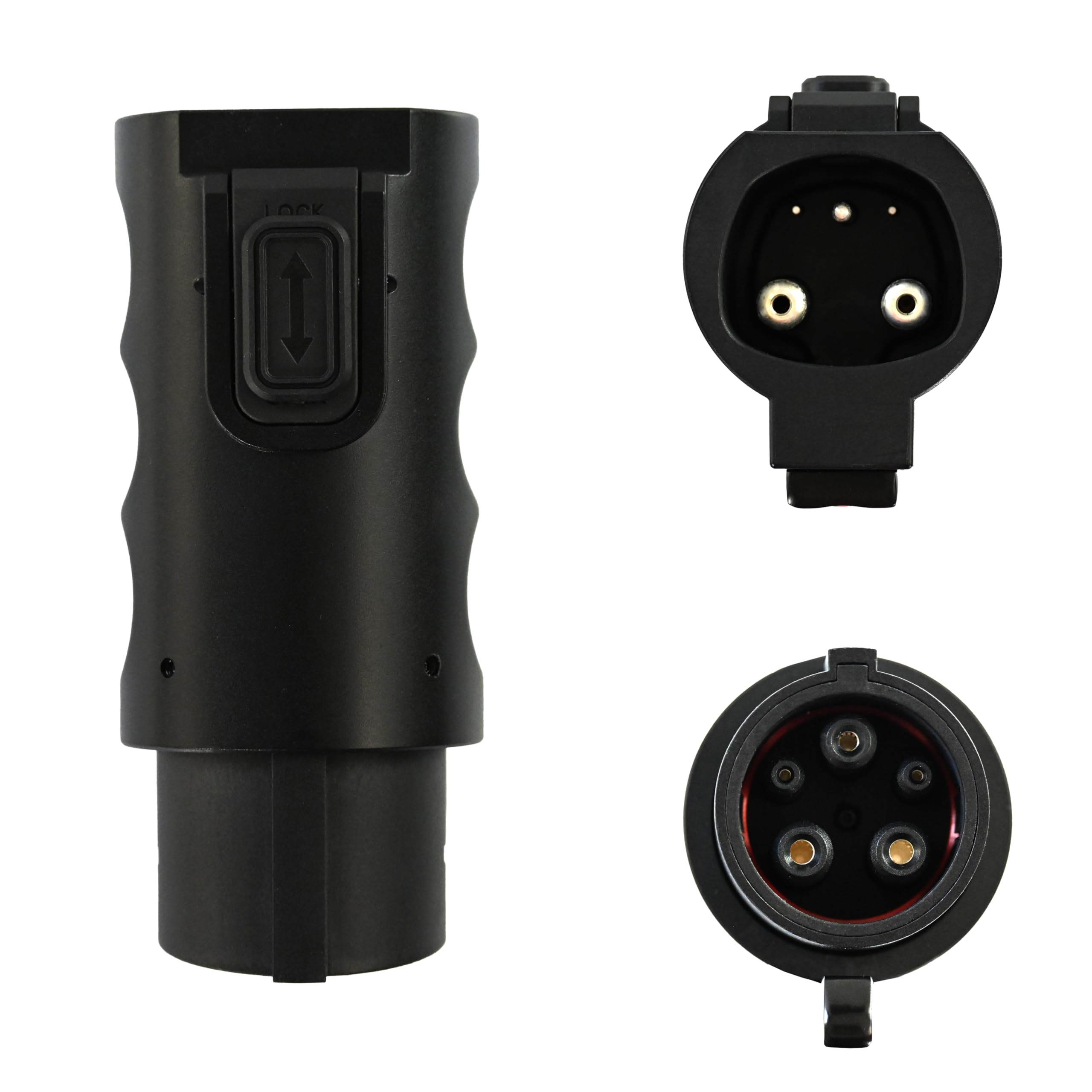 Photo 1 of Schumacher Electric Adapter to Convert Level 1 and Level 2 Tesla NACS EV Chargers to Fit J1772 EV Charging Ports, SA947, 80 Amps, 250 Volts, Includes Security Lock