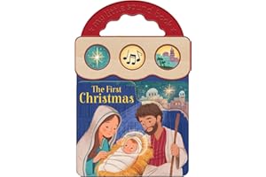 The First Christmas 3-Button Sound Board Book for Babies and Toddlers (3-button Early Bird Sound Books)