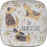 Karma, Flora Square Trinket Tray Large Dog