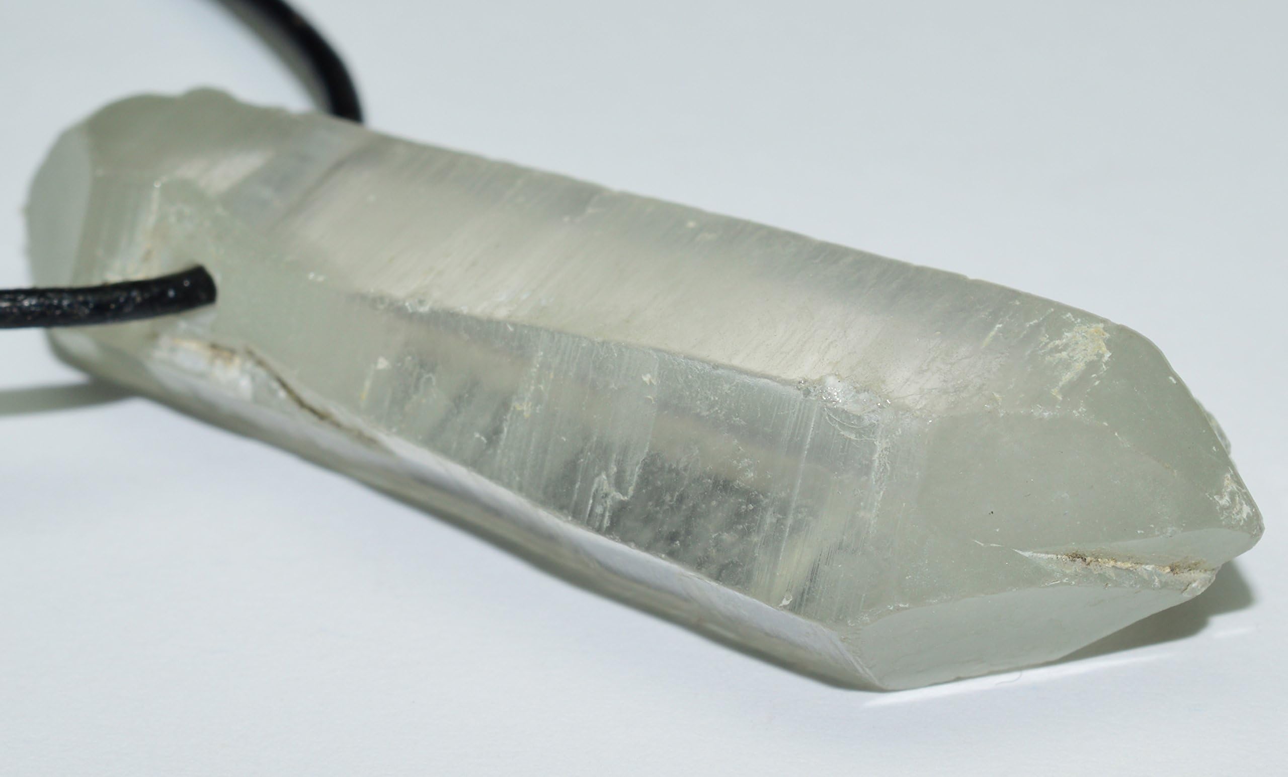 Rock Crystal Double Endings rough gemstone crystal Pendant 84.24 carat