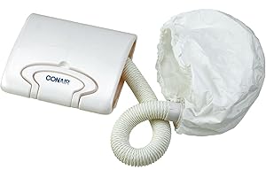 Conair Bonnet Hair Dryer, Soft Portable Bonnet Style Hair Dryer