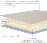 MAXYOYO Japanese Floor Futon Mattress Double 10cm Thick Memory Foam Tatami Pad view 4