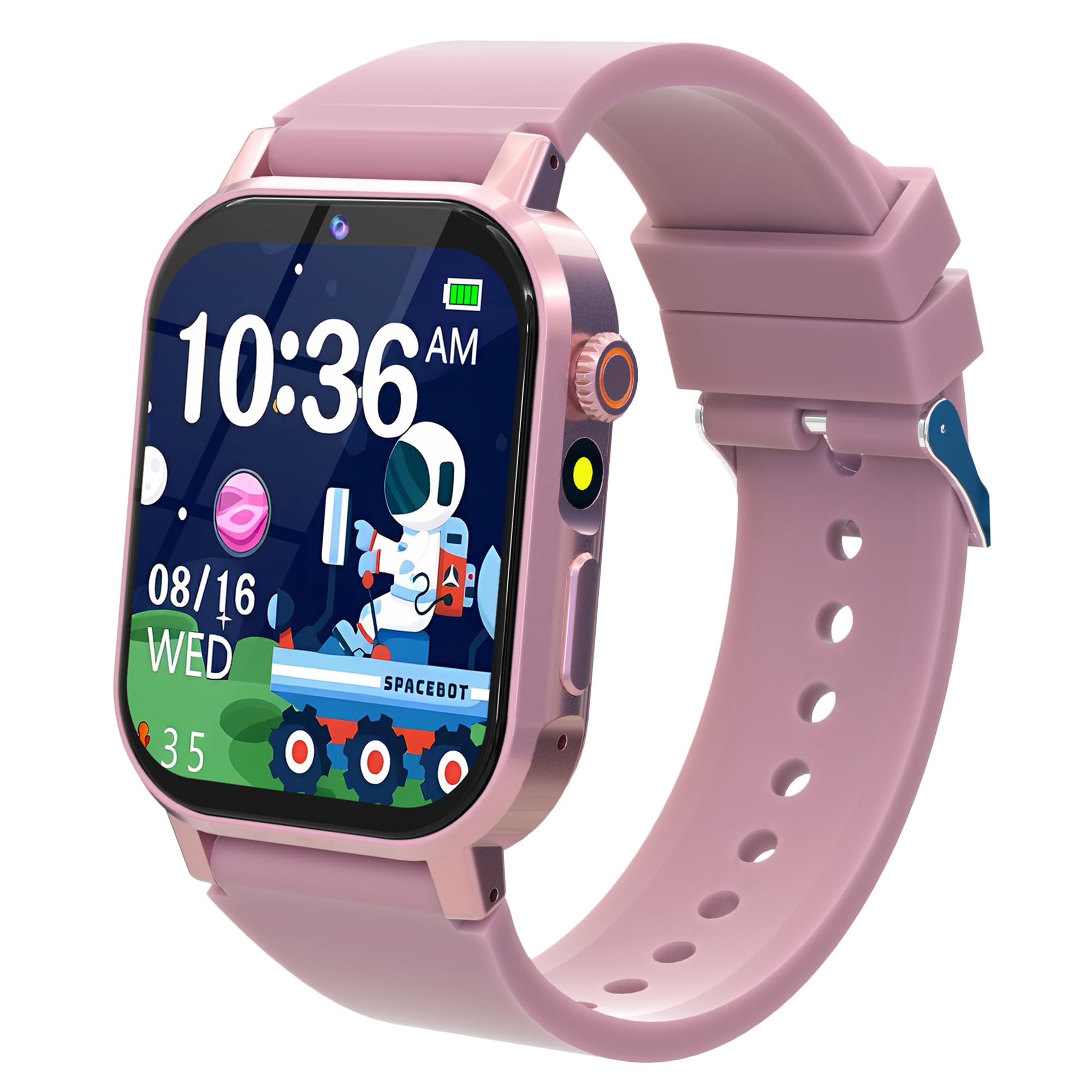 Photo 1 of Kids Smart Watch Gifts for Girls Age 3-12, 32 Games HD Touch Screen Kids Watch with Camera Video Music Audiobook Pedometer Flashlight 12/24 hr Educational Toys Birthday Gift for Girls Ages 6 7 8 9 10