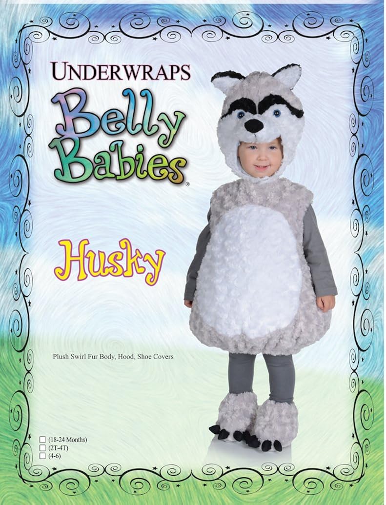 husky baby costume