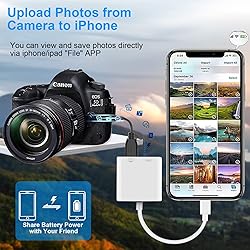 Denlane Lightning to USB Camera Adapter for