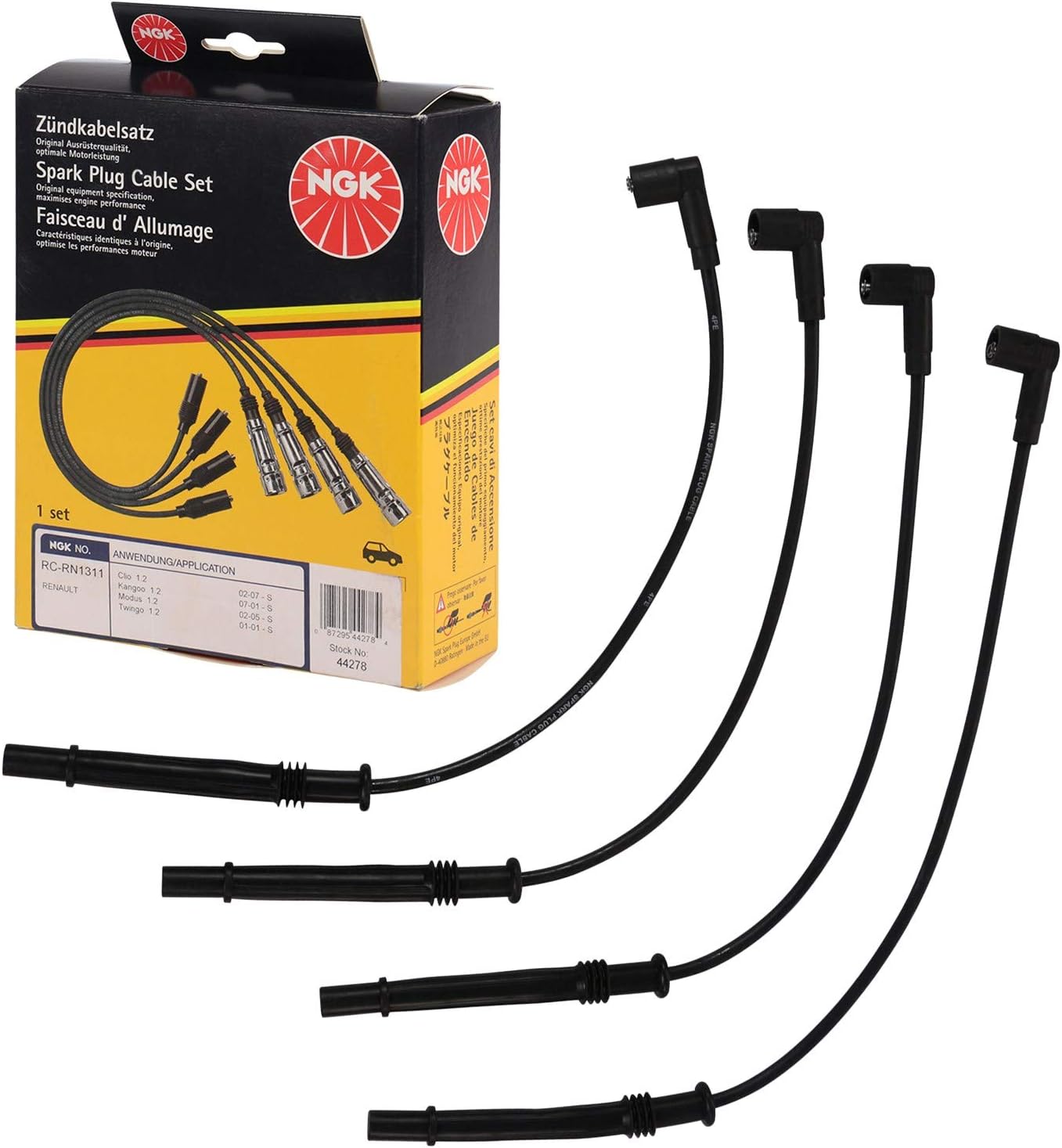 NGK 44278 Ignition Cable Set Amazon.co.uk Car & Motorbike