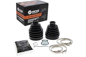 NICHE Rear CV Axle Boot Kit For Honda 42230-HR6-A62 Rancher 420 Foreman Rubicon 500 ATV