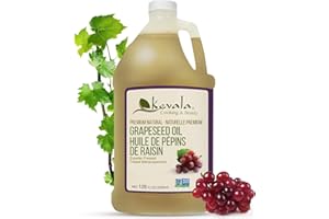 Kevala Grapeseed Oil, 1 Gallon, Expeller Pressed
