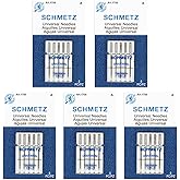 SCHMETZ Universal Sewing Machine Needles - Size 70/10, 5-Needle Cards, Pack of 5