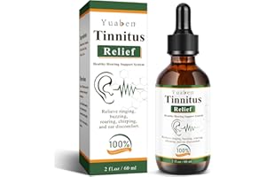 Yuaben Tinnitus Relief for Ringing Ears, Ear Drops for Clogged Ears & Ear Ringing Relief, Effectively Reduce Noise in E_ars & & Improve Hearing, 60ml