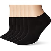HUE womens 6-pack Microfiber Liner Socks