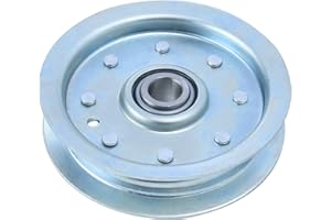 GUSUHAWK 30224 Flat Idler Pulley Replaces Dixie Chopper 30224 Pulley for Dixie Chopper LT1800 LT2000 LT2300 LT2400 LT2500 LT2700 LX2002 LX2400 LX2401 RB2700 SE 2550 Classic 2750 2760 3372 Lawn Mower