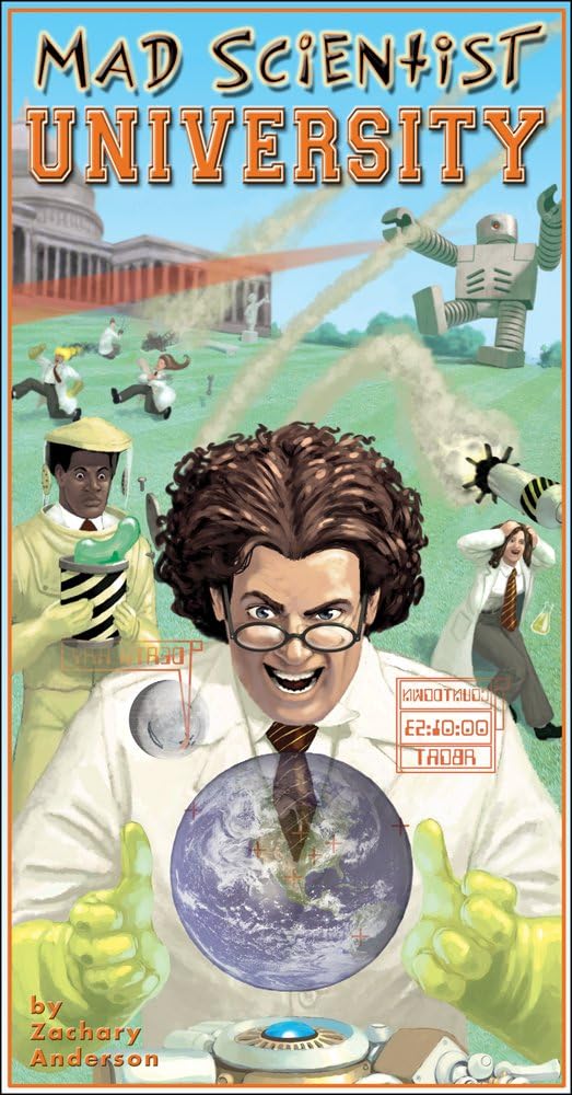 Atlas Games 1310 - Card Game Mad Scientist University, Blue, Small