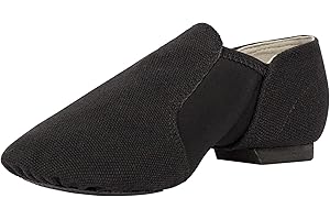 Linodes Unisex Canvas Jazz Shoe Slip On for Girls and Boys (Toddler/Little Kid/Big Kid)