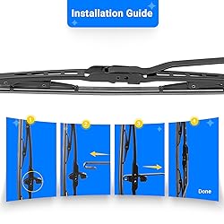 RAINTOK 22" + 22" Windshield Wiper Blades