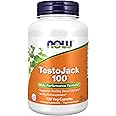 NOW Foods Supplements, TestoJack™ 100 with LJ100®, a potent standardized extract of Tongkat Ali (Eurycoma longifolia), Tribulus and ZMA®, 120 Veg Capsules
