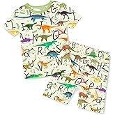 babee Reshinee Bamboo Viscose Toddler Animal Pajamas Boys Girls Kids Cool Short Summer 12M-8Y Snug fit Pjs Set 2pcs