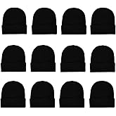 Gelante Unisex Beanie Cap Knitted Warm Solid Color and Multi-Color Multi-Packs