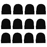 Gelante Unisex Beanie Cap Knitted Warm Solid Color