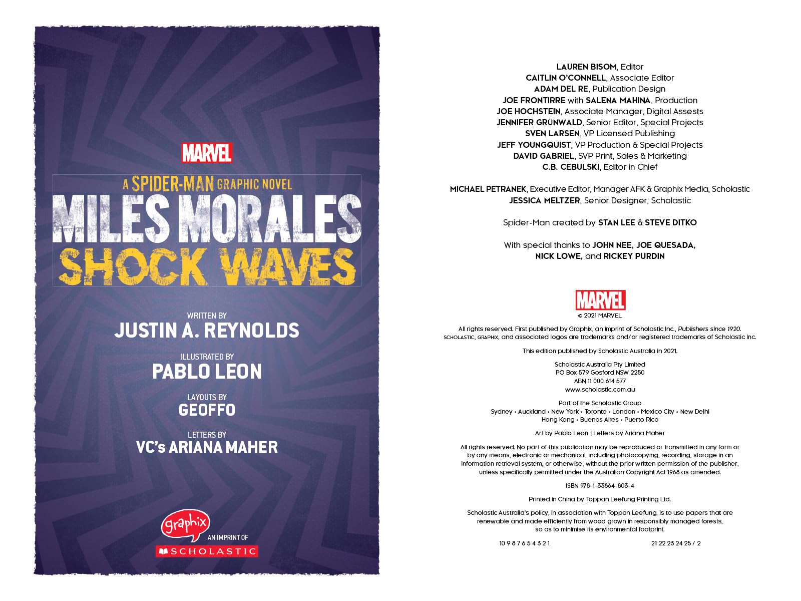 Miles Morales: Shock Waves (Original Spider-Man Graphic Novel) Miles Morales: Shock Waves (Original Spider-Man Graphic Novel) Paperback Kindle Hardcover